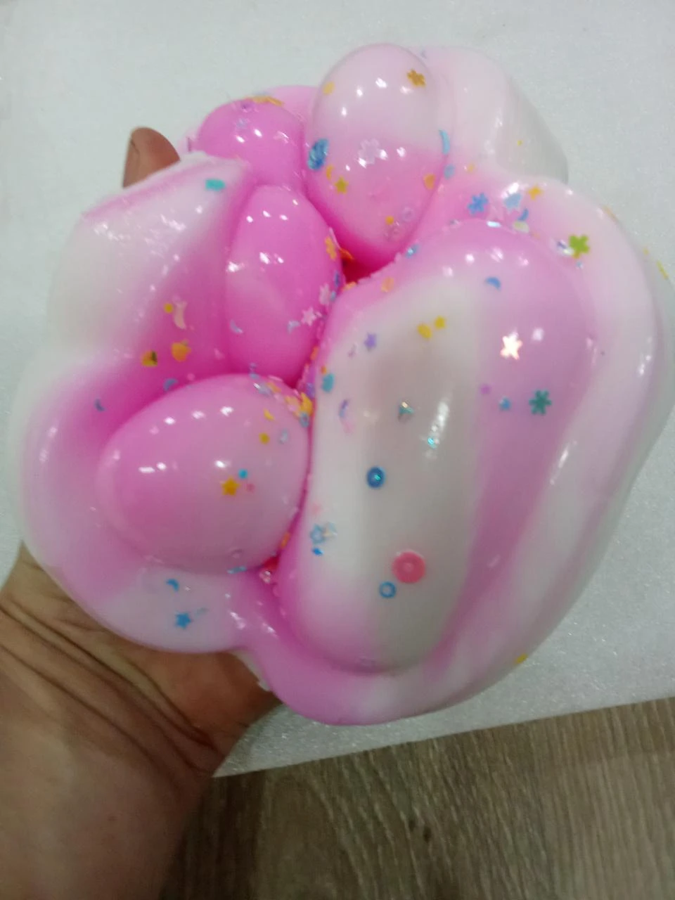 Urso gigante de patinha rosa macia 17 cm de largura simplesmente magnífico 😍 – photo 4